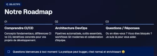 Formation CI/CD pour développeurs